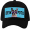 NIMAMA Unisex Erwachsenen Cap Bedrucken Lassen - Mit Wunschfoto personalisiert - Individuell als Geschenk für Herren und Damen selbst gestalten - Schwarz