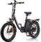 Finbike E Bike mit 48V 15.6Ah Abneh mbare Akku,20 * 3.0 Zoll Fette Reifen All-Terrain Elektrofahrräder,7-Gang Getriebe mit LCD-Display,PAS-Modus Max Reichweite 120KM,Pedelec Herren Damen 25km/h 250W