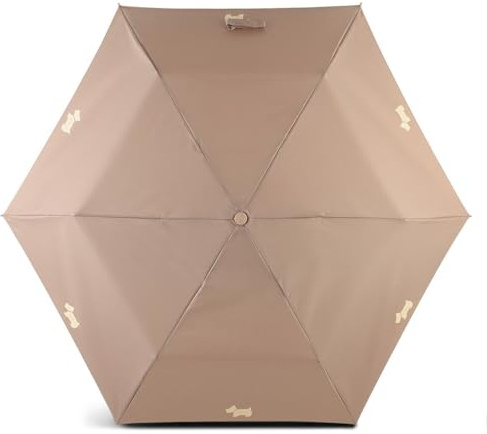 RADLEY London Womens DNA Mini Telescopic Umbrella in Chai Stone