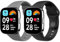 Astorgos 2 Pack Cinturino Compatibile Solo con Xiaomi Redmi Watch 3 Active, Cinturino Sportivo di Ricambio in TPU per Uomo Donna, Nero+Grigio Scuro