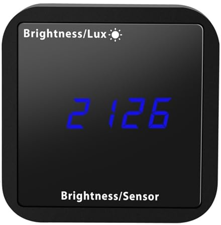 Tuya ZigBee WiFi Intelligente Illuminometer Temperatur Feuchtigkeit Sensor Led-anzeige APP Steuerung for Lux Meter(Tuya ZigBee)
