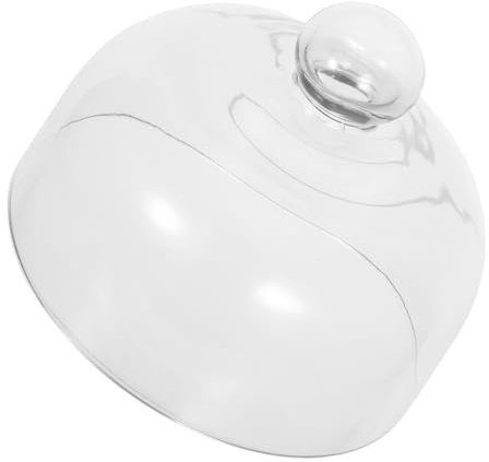 OUNONA Tapa Cristal Microondas de Vidrio Transparente, Cubierta Antisalpicaduras para Microondas y Horno, Adecuado para Comidas, Fácil Mantenimiento