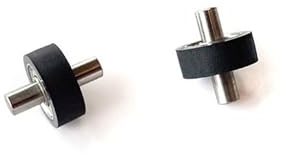 Optimierte Ersatz Laufrollen vorne für Dreame R20 / V30 Bürstenkopf – Gummiert, mit Kugellager, geräuscharm, Set 2 Stück