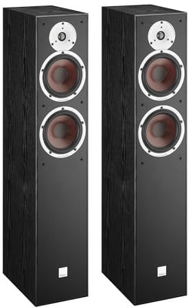 Dali Spektor 6 Hochwertige Standlautsprecher-Paar – Tiefe Bässe mit 2X 6.5 Treibern, 1 Soft-Dome-Hochtöner, 170W Leistung, für anspruchsvolle Musik- und Heimkino-Enthusiasten