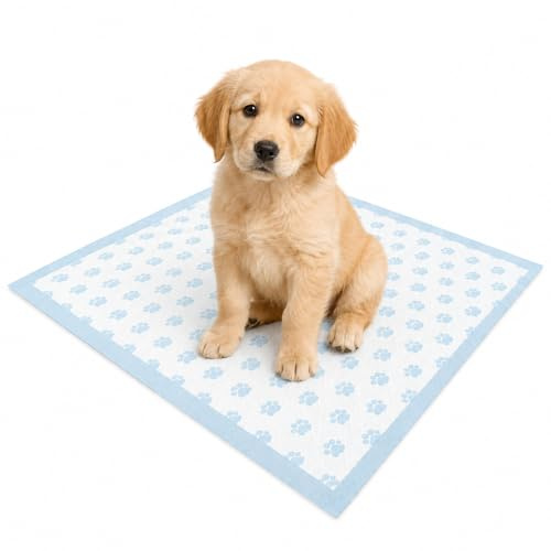 Garden Mile Welpe Kätzchen Toilette Training Pads für Hundewelpen Katzen Haustier Urine Matte groß Haus Piddle Wee Pad mit Geruchskontrolle Technologie Ultra saugfähige Anti-Rutsch Polster mehrere Use