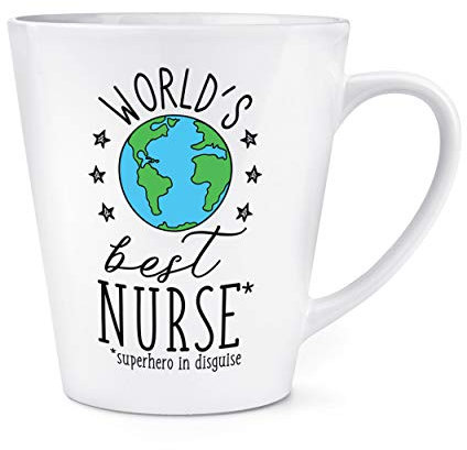 World's Mejor Enfermera 0,35L Latte Taza