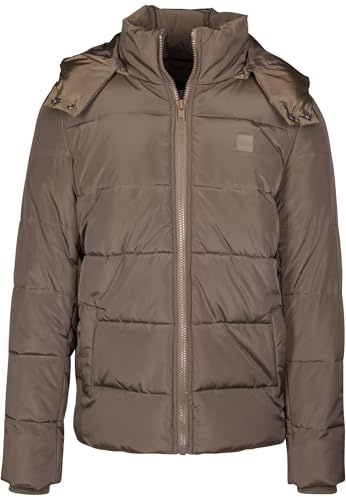 Urban Classics Herren Hooded Puffer Jacket Jacke, Darkolive, L