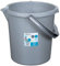 #11 Kunststoff Eimer mit Ausguss 10 Liter • Putzeimer Haushalt Camping mit Henkel Abfalleimer