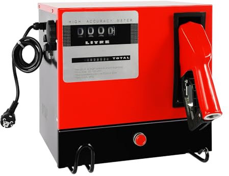 KOLHGNSE Dieselpumpe Selbstansaugend, Dieselpumpe Bio Heizölpumpe Selbstansaugend Ölpumpe Pistole 12V 230V 50/60L/min mit Kraftstofffilter (220V-240V 60 L/min 550W)