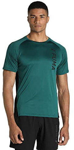 PUMA Herren Fit Ss Tee T-Shirt, Varsity Green, S
