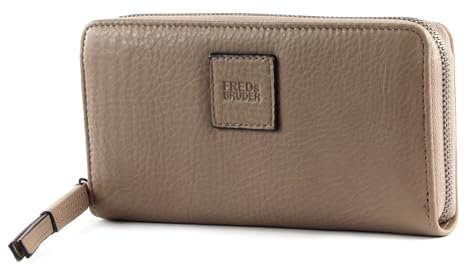 FREDsBRUDER Leder Geldbörse Airy Wallet Taupe Hellbraun