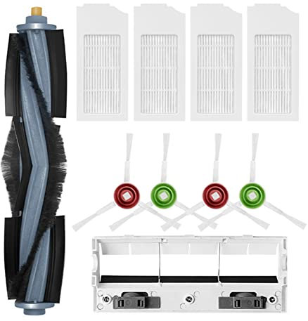 Tsadeer Remplacement pour ECOVACS DEEBOT T10 Turbo Robot Aspirateur PièCes de Rechange Accessoires Brosse Principale Brosse LatéRale Filtre Hepa