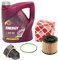 Motoröl Set 5W30 4 Liter + Ölfilter FEBI 23468 + Ölablassschraube 12281