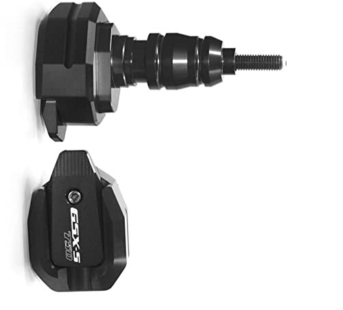 HEATE Fallschutz Sturzpad Verkleidungsschutz Anti Crash Pad Protector Für Suzuki GSX-S 750 GSX-S 1000 GSX-S750 GSX-S1000 Zubehör (Color : Schwarz)