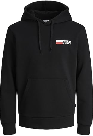JACK & JONES Herren Jjecorp Logo Sweat Hood Play Noos Kapuzenpullover