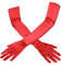 Amissz Lange Abendhandschuhe Rot - Frauen, Mädchen - Elastan - One Size (OS) - Klassisch, Vintage, elegant und sexy - Abendpartys, Hochzeitsfeiern, Kostümfeste, Halloween, Opernaufführungen