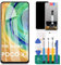 para Xiaomi Poco X3 /Poco X3 Pro Pantalla LCD para Xiaomi Redmi Note 9 Pro 5G Pantalla de Repuesto para Xiaomi Mi 10T Lite 5G Touch Digitizer Kits(Black No Frame)