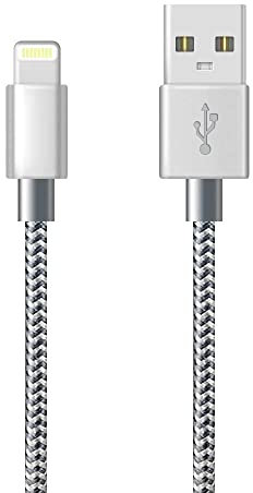 iPhone Charger Cable Lightning Cable [Apple MFi Certified] 3M/10FT Charging USB Syncing Data Nylon Braided Cord Compatible with iPhone 14/13/12/11 Pro Max/XS MAX/XR/XS/X/8/7/Plus/6S/6/SE/5S
