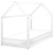 Beliani Hausbett für Kinder aus Holz 90 x 200 cm weiß Kinderzimmer Kinderbett Tosse