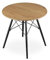 VBChome Esstisch Runden 80 cm Eiche Küchentisch Wohnzimmertisch Esszimmertisch Tisch Holzwerkstoff Modernes Design Eiche