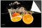 Induktionsschutz von Dietrix - Schutzmatte 83x51,5cm - Splash Orangen - Base - Für Induktionskochfeld/Induktionsherd - Herdabdeckung Ceranfeld - Helle Unterseite - Herdabdeckplatte