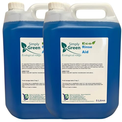 2 x 5 Litre Eco Dishwasher Rinse Aid