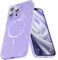 Micoden for iPhone 13 Pro Case [Compatible with Magsafe] Magnetic Phone Case Glitter Bling Sparkle Women Girl Shockproof with Camera Protector for iPhone 13 Pro,Purple