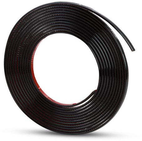 Self Adhesive Coving for Ceilings Edging Strip Moulding 5M Quadrant PVC Trim Beading for Laminate Flooring Peel and Stick Tile Trims and Edgings Decorative Ceiling Corner Wall Wardrobe Home