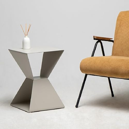 Moderne Sofatische Metall minimalistische Wohnzimmer Sofa Ecke mehrere Schlafzimmer Nachttisch Lagerung Seite kreative Tischgestell exquisit und langlebig Wohnzimmer Beistelltisch(Grigio)