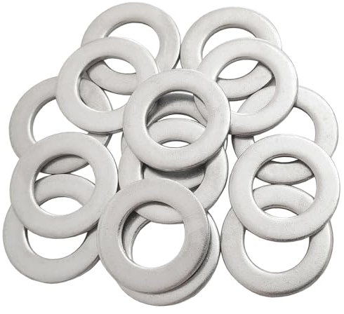 Rondelle M14 x 28 x 2,5 mm, 24 rondelle piatte in acciaio inox A2 304, rondelle rotonde per riparazione di viti, bulloni, per la decorazione della casa, fabbriche, riparazioni, costruzioni, secondo lo