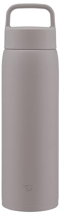 Zojirushi Su-DA100-HM Stainless Steel Mug, Water Bottle, 3.2 gal (1.0 L), Handle, Screw Type, Dishwasher Safe, Seamless Washer, 2 Cleaning Points, Mineral Gray