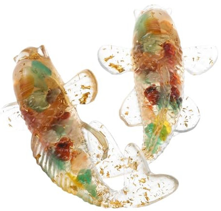 Abaodam Luxuriöse Kristall Fisch Glas Fisch Figurine Aquatic Dekorative Ornament Für Home