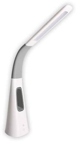 Tischlampe Tischventilator Tischleuchte, weiß, Touchdimmer 3 Stufen, 1x LED 260Lm kaltweiß, H 40 cm