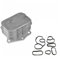 Partsline Radiateur d'Huile avec Joints compatible avec les motorisations 1.4 HDi 1.6 HDi TDCi DV6 DV6C DV6TED4-1103K2 1103K0