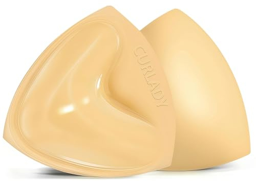 Curlady Sticky Bra, Double Sided Stick on Bra Inserts | Reusable Push Up Lift Enhancer Pads, Invisible Self Adhesive Bra for Swimsuit, Backless and Strapless Clothing