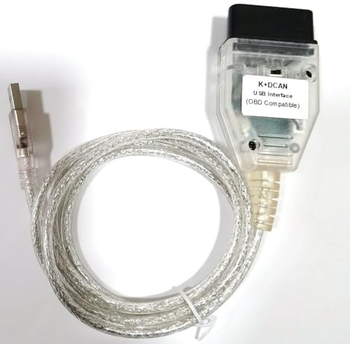 Cable Ediabas Inpa, interfaz K+DCAN, con interruptor OBD2, interfaz para diagnóstico BMW, HR-Tool®
