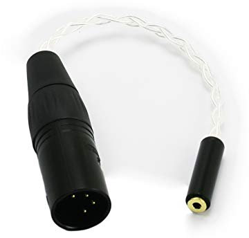 ABLET Cavo bilanciato XLR maschio a 4 pin a Trrs femmina da 2,5 mm, adattatore audio per cuffie compatibile con Astell&Kern Layla, Rosie, Roxanne II, AK T8iE MKII