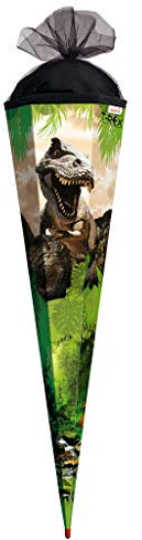 Roth Schultüte Tyrannosaurus 100 cm eckig Verschluß: Tüll mit Roth Spitze