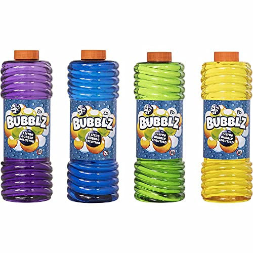HTI JNS_483195 Premixed Liquid Solution Mixture for Refill Bubble Toys, Multicolor