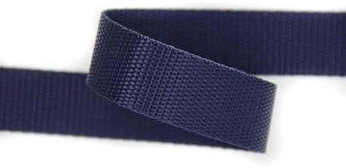 30mm | 5m Gurtband | Farbauswahl I 100% Polypropylen (dunkelblau, 40mm)