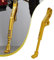JFG RACING Motorrad Ständer,Verstellbarer Motorrad Seitenstaender Fußstütze Parkbeinstütze Staender Hinterrad für Sur Ron Light Bee S/X Segway X160/X260-Gold