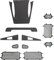 XBERSTAR RC Crawler Car Hood Metal Skid Plate for 1/18 TRX-4M (set2)