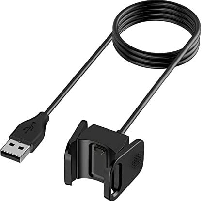 Wanme Charger compatible with Fitbit Charge 3 Charger Cable/Fitbit Charge 4 Charger Cable, Replacement USB Charger Adapter Dock Charging Cable for Fitbit Charge 3/4 & Special Edition Tracker(1*92cm)