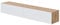 Habitdesign Muebles TV de Comedor Kaway Color Roble Nodi y Blanco Artik 35x180x28 cm