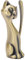 Porte-Bagues Chat, Statuette en Alliage de Zinc, Bijoux Robustes, Organiseur Rétro Brillant pour Bagues, Boucles D'oreilles, Collier, Demoiselle D'honneur,