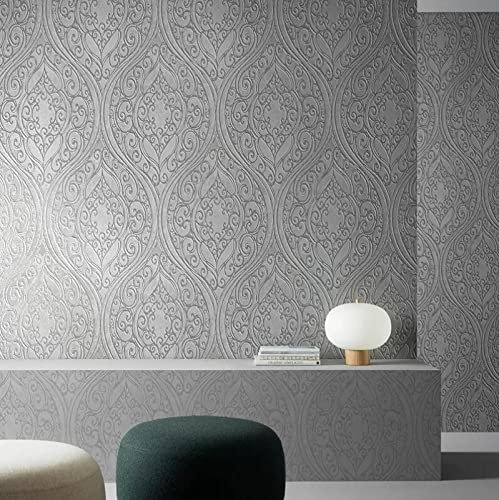 Pared Papel ViniloPapel pintado de plata caliente de lujo no autoadhesivo Para Muebles Puertas de Armario Encimera Cocina Papel Tapiz Impermeable Papel Dormitorio