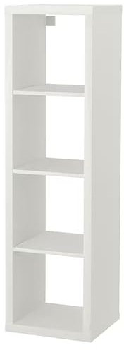 Discount Seller Kallax Unit, White 4-Cube Storage Unit Design– Modern Cube Storage Compact & Stylish Storage Unit Solution for Small Spaces- Perfect for Book Shelf, Décor Displays (42x147 cm)