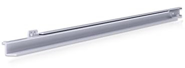 Gedotec schwerlast Schubladen Auszugsschienen mit Rollenführung - Teilauszug mit Bodenmontage | 1 Paar - Teleskopschienen 400 mm | Schwerlastauszug Tragkraft 120 kg | Schubladenschienen Rollenauszug
