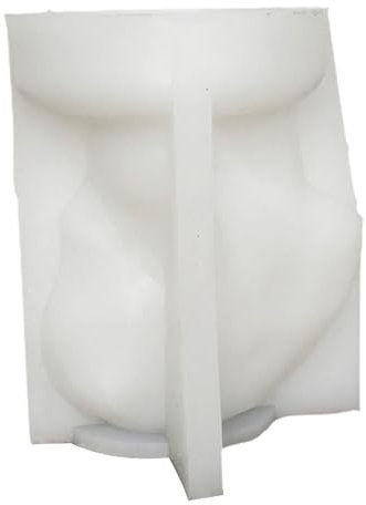 ulafbwur Seifenform, Pferdekopf-Skulptur, Silikon, antihaftbeschichtet, wiederverwendbar, 3D-Kerze, Gips, Kunst, Kunstharz, Bastelbedarf, Zuhause, Weiß, Weiss/opulenter Garten