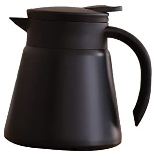 CHILDWEET Botella Térmica Inoxidable De Aislante De Doble Pared Para Casa y Color Negro